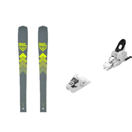 Set da sci Black Crows OCTO + attacchi : Colore - Giallo, Dimensioni dello sci - 179