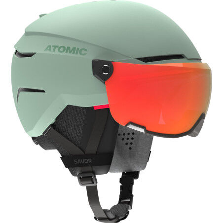 Atomic SAVOR VISOR PHOTO Pistachio ski helmet