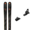 Pack de skis Blizzard RUSTLER 10 + fix : Couleur - Noir, Taille des skis - 180