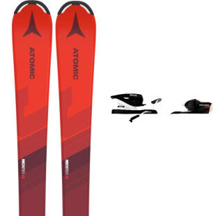 Set da sci Atomic REDSTER J2 100-120 + attacchi : Colore - Rosso, Dimensioni dello sci - 110