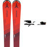 Skiset Atomic REDSTER J2 100-120 + Bindung : Farbe - Red, Größe der Skier - 110