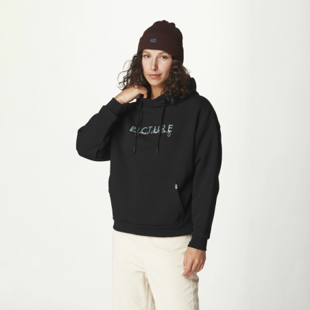 Damen-Kapuzenpullover Picture HENIA HOODIE black