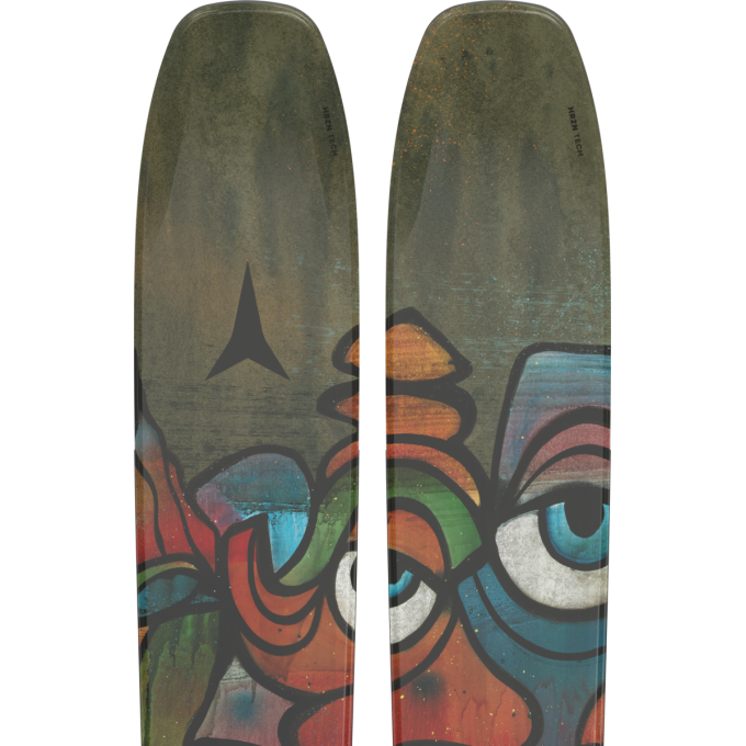 Skiset Atomic BENT 110 mit Bindungen