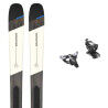 Skiset Salomon MTN 96 CARBON + Felle + Bindung : Farbe - RAIN DAY, Größe der Skier - 166