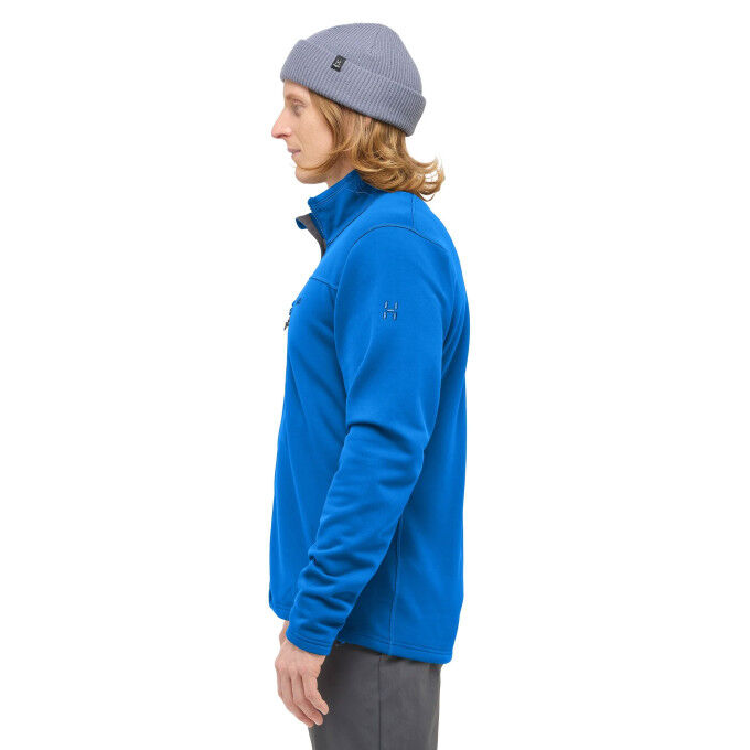 Häglofs ROSSON MID JACKET MEN Electric Blue hiking fleece jacket