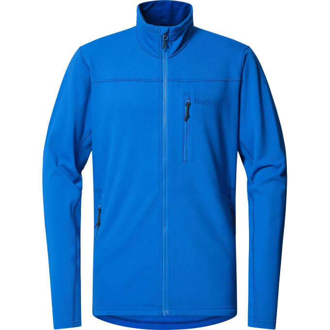 Häglofs ROSSON MID JACKET MEN Electric Blue hiking fleece jacket