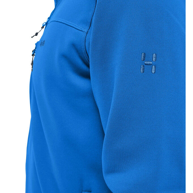 Häglofs ROSSON MID JACKET MEN Electric Blue hiking fleece jacket