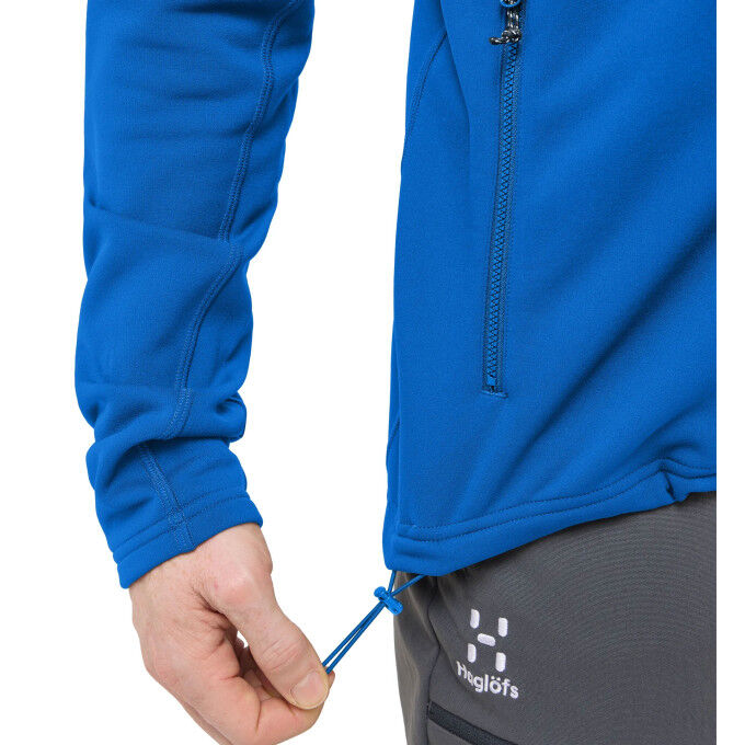 Häglofs ROSSON MID JACKET MEN Electric Blue hiking fleece jacket