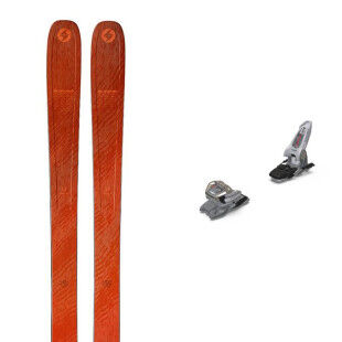Pack de skis Blizzard RUSTLER 9 (FLAT) Orange + fix : Couleur - Orange, Taille des skis - 174