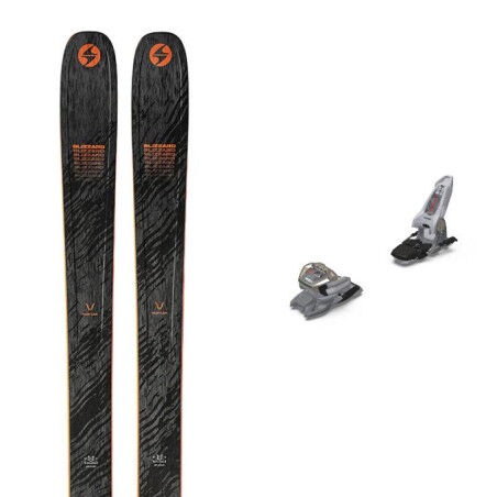 Set da sci Blizzard RUSTLER 10 + attacchi : Colore - Nero, Dimensioni dello sci - 180