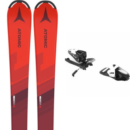 Pack de skis Atomic REDSTER J2 100-120 + fix : Couleur - Red, Taille des skis - 110