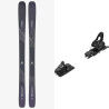 Pack of Salomon STANCE W 88 Black skis + bindings : Ski size - 168
