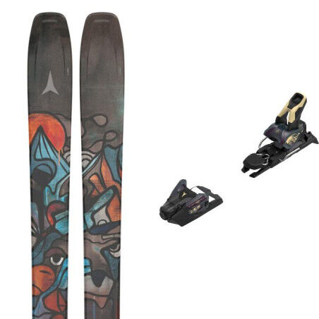 Packung Atomic BENT 100 Skiset + Bindungen : Größe der Skier - 179