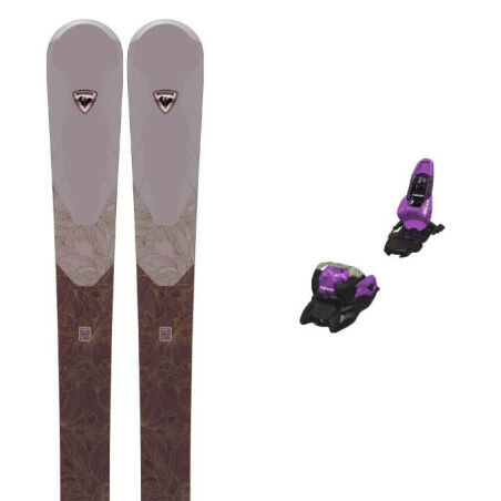 Pack of Rossignol Experience W 86 Basalt Open skis + bindings : Ski size - 157