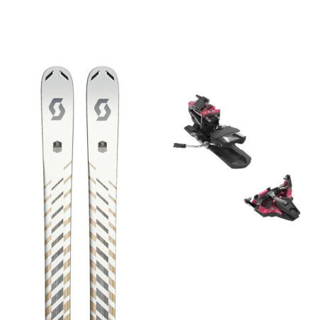 Pack de skis Scott SUPERGUIDE 88 + fix : Couleur - White, Taille des skis - 160