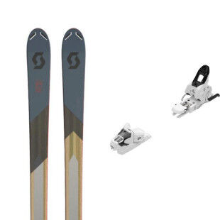 Skiset Scott PURE FREE 90TI + Bindung : Größe der Skier - 177
