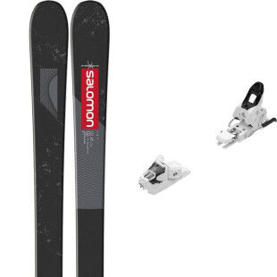 ski pack Salomon N TNT Black/Grey/Red + binding : Ski size - 151