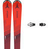 Set da sci Atomic REDSTER J2 100-120 + attacchi : Colore - Rosso, Dimensioni dello sci - 120