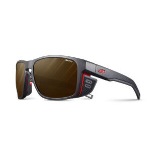 Julbo SHIELD M REACTIV 2-4 Sonnenbrille Schwarz/Orange