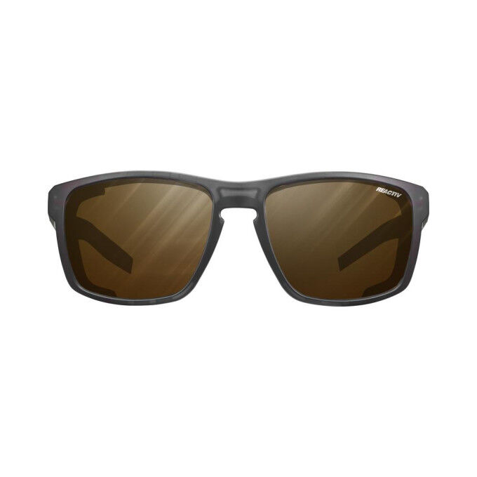 Julbo SHIELD M REACTIV 2-4 Sonnenbrille Schwarz/Orange