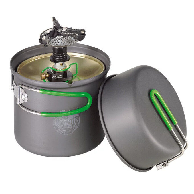 Optimus: PACK WEEKEND HE CANISTER BLACK cooking set Optimus: PACK WEEKEND HE CANISTER BLACK cooking set