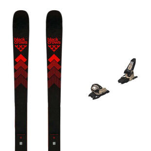 Skiset Black Crows CAMOX + Bindung : Farbe - Red, Größe der Skier - 174