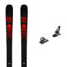 Pack de skis Black Crows CAMOX + fix : Couleur - Red, Taille des skis - 174