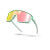 Sunglasses Julbo FURY REACTIV 1-3 Mint/Light grey/Pink