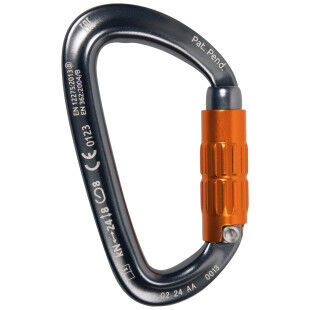 CAMP : mousquetons ORBIT 2LOCK - GUN METAL
