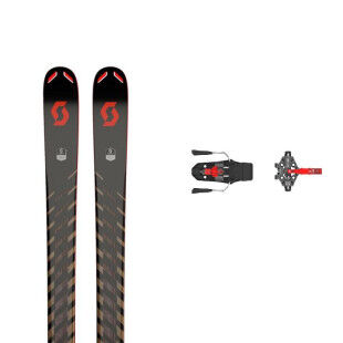 Pack of Scott SUPERGUIDE 88 skis + binding : Colour - Black, Ski size - 168
