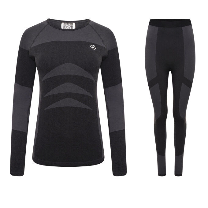 Dare 2 Be IN THE ZONE B/L Black Women's First Layer Set