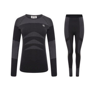 Dare 2 Be IN THE ZONE B/L Black Women's First Layer Set