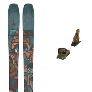 Pack de skis Atomic BENT 90 + fix : Couleur - Unicolor, Taille des skis - 175