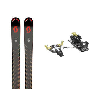 Pack de esquís Scott SUPERGUIDE 88 + fijación : Color - Negro, Talla de esquí - 178