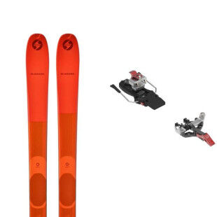 Pack de esquís Blizzard ZERO G 095 + fijaciones : Color - Naranja, Talla de esquí - 178
