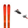 Pack of Blizzard ZERO G 095 skis + bindings : Colour - Orange, Ski size - 178