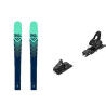 Pack de skis Black Crows ATRIS + fix : Couleur - Turquoise, Taille des skis - 172