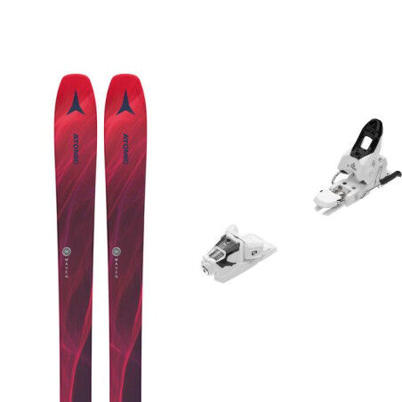 Pack of Atomic MAVEN 93 C skis + binding : Colour - MAROON/BRIGHT RED, Ski size - 164