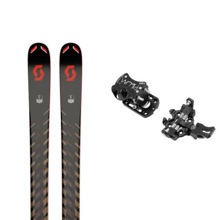 Skiset Scott SUPERGUIDE 88 + Bindung : Farbe - Schwarz, Größe der Skier - 173