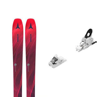 Pack of Atomic N MAVEN 93 C skis + binding : Colour - MAROON/BRIGHT RED, Ski size - 172