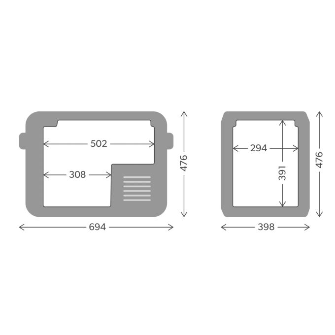 Enfriador/refrigerador de compresión Dometic CFX5 45