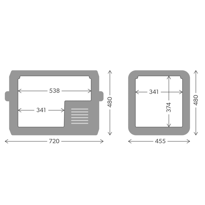 Glacière/Réfrigérateur à compression Dometic CFX5 55