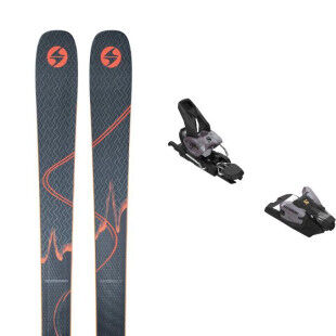 Packung Blizzard ANOMALY 88 Skier + Bindung : Farbe - BLAU/ORANGE, Größe der Skier - 176
