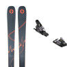 Packung Blizzard ANOMALY 88 Skier + Bindung : Farbe - BLAU/ORANGE, Größe der Skier - 176