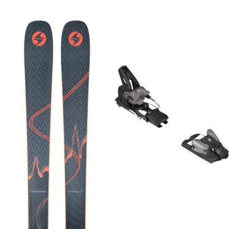 Pack of Blizzard ANOMALY 88 skis + binding : Colour - BLUE/ORANGE, Ski size - 176