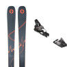 Pack of Blizzard ANOMALY 88 skis + binding : Colour - BLUE/ORANGE, Ski size - 176