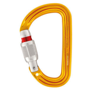 Petzl: mosquetón de alpinismo SM'D SCREW LOCK.