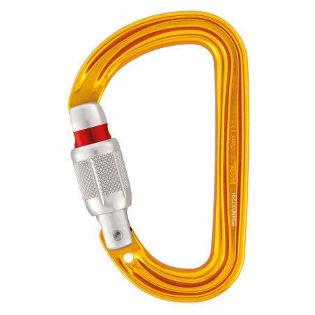 Petzl: mosquetón de alpinismo SM'D SCREW LOCK.