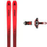 Pack of Atomic BACKLAND 65 UL + SKIN 65 RED skis + bindings : Ski size - 161