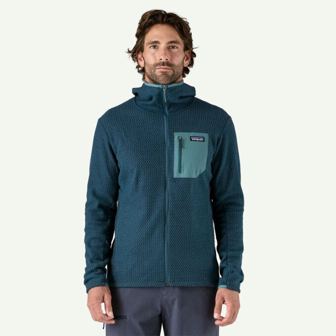 Patagonia R1® Air Full-Zip Hoody: lightweight, breathable technical fleece
